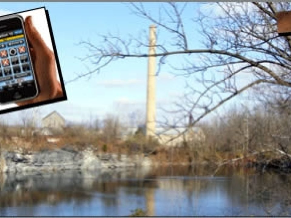 The iPhone ClayTracker Takes on the Ruins of Lehigh Valley Sporting Clays