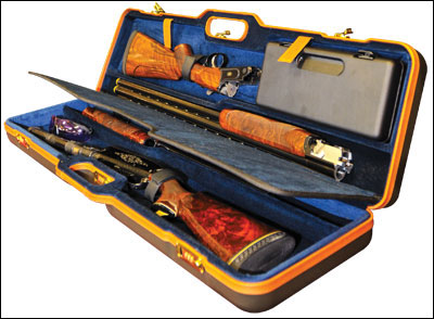 Orvis Green Comes to Negrini Hard Shotgun Cases 6 transformer-case-open-for-w