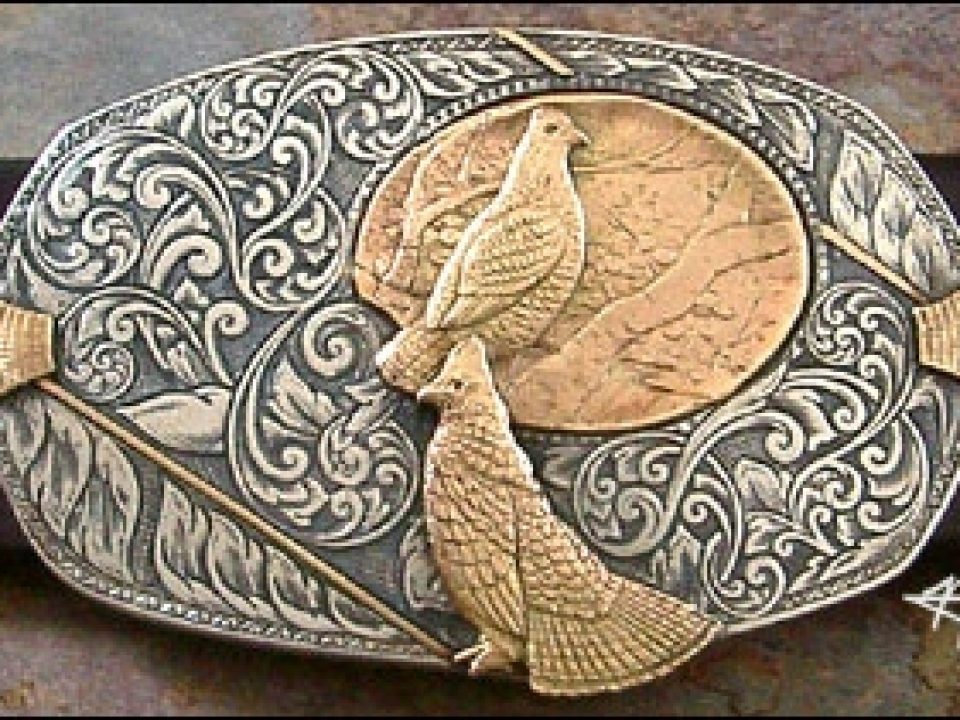 How Shotgun Engraving Inspired Beautiful Belt Buckles: A Conversation with Neil R. Hunt
