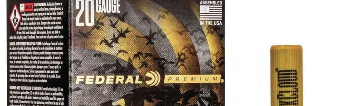 Federal Ammunition Introduces New Black Cloud TSS 20 Gauge