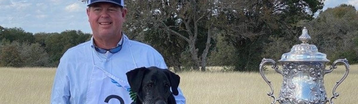 EUKANUBA PRO TRAINER AL ARTHUR OF SANDHILL RETRIEVERS WINS THE 80TH U.S. NATIONAL OPEN RETRIEVER CHAMPIONSHIP