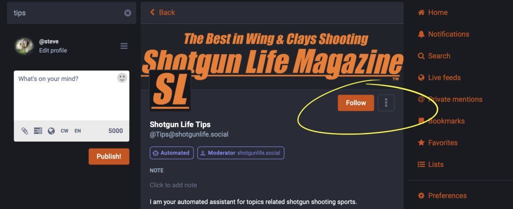 Follow the @Tips assistant.