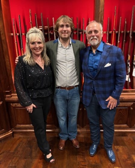 Annete, Colby and Chad Damron.